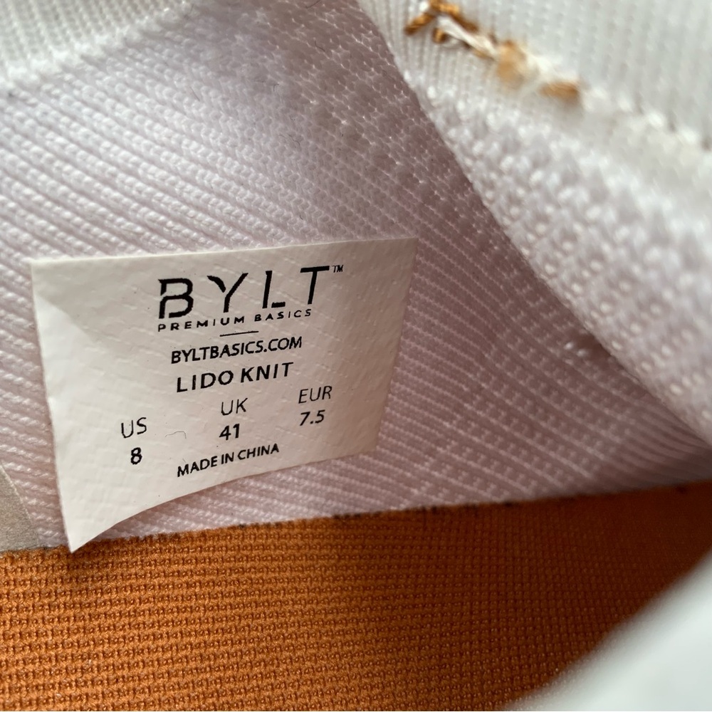 BYLT Basics White Sneakers - Picture 9 of 10